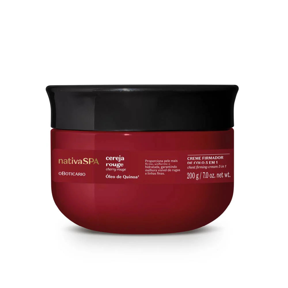 Creme Firmador de Colo 5 em 1 Nativa Spa Cereja Rouge 200g