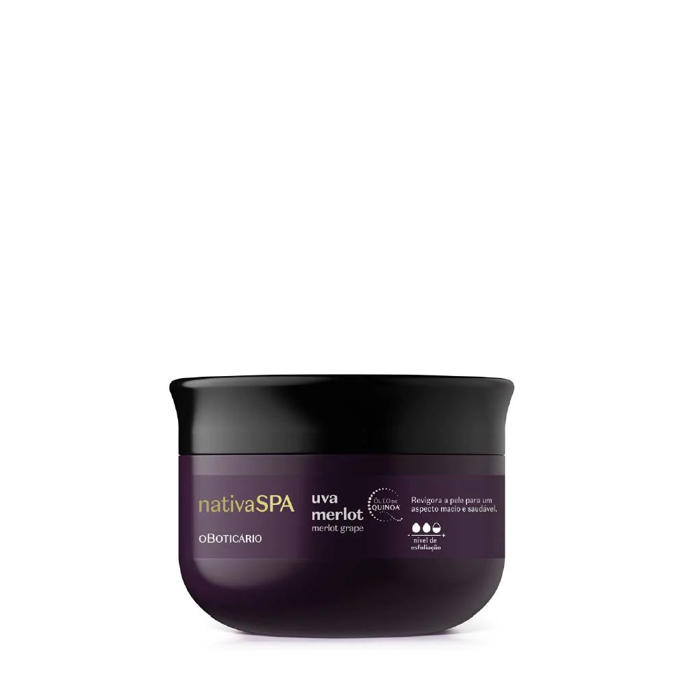 Esfoliante Corporal Nativa Spa Uva Merlot 180g