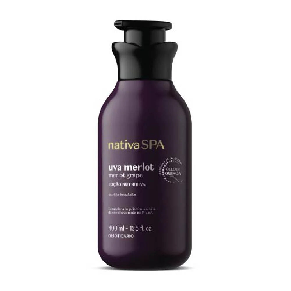 Loção Hidratante Corporal Nativa Spa Uva Merlot 400ml
